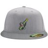 Flexfit 6210 Structured Flat Bill Fitted Hat Thumbnail