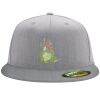 Flexfit 6210 Structured Flat Bill Fitted Hat Thumbnail