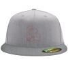 Flexfit 6210 Structured Flat Bill Fitted Hat Thumbnail