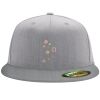 Flexfit 6210 Structured Flat Bill Fitted Hat Thumbnail