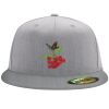 Flexfit 6210 Structured Flat Bill Fitted Hat Thumbnail