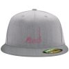 Flexfit 6210 Structured Flat Bill Fitted Hat Thumbnail