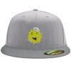 Flexfit 6210 Structured Flat Bill Fitted Hat Thumbnail