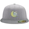 Flexfit 6210 Structured Flat Bill Fitted Hat Thumbnail