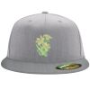 Flexfit 6210 Structured Flat Bill Fitted Hat Thumbnail