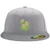 Flexfit 6210 Structured Flat Bill Fitted Hat Thumbnail
